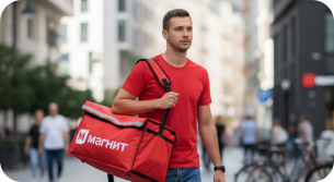 Курьер в Магнит